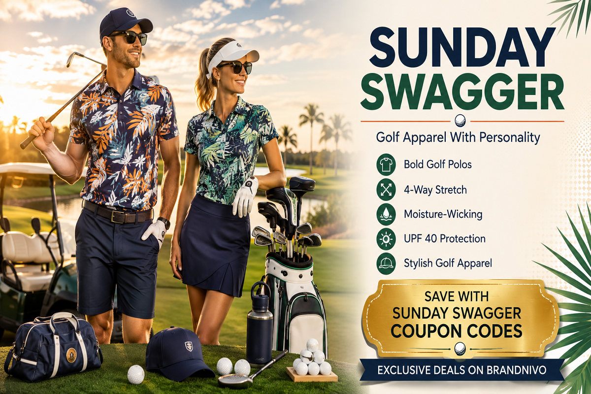 Sunday Swagger Golf Apparel and Polos with Coupon Codes and Exclusive Deals