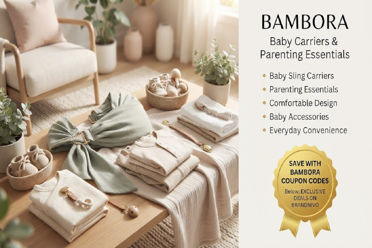Bambora Baby Sling Carrier and Parenting Accessories with Coupon Codes