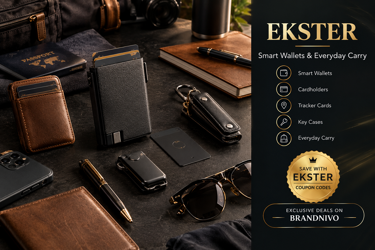 Ekster Smart Wallets Cardholders and Trackers with Coupon Codes